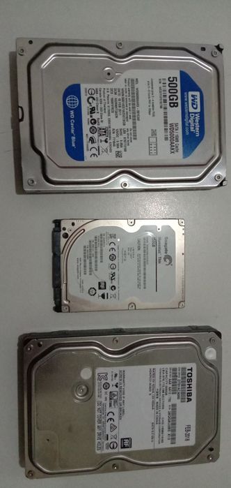 Жесткий диск 500гб. 250гб. Разные