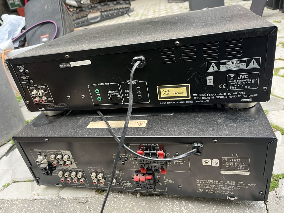 Ресийвър JVC +плеър
