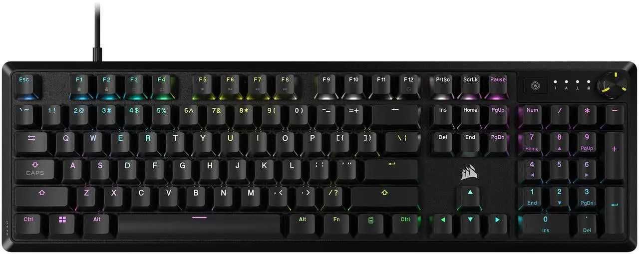 Механическая игровая клавиатура CORSAIR K70 CORE RGB - Линейные  Red