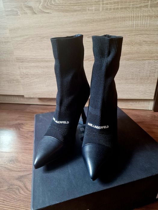 Плетени боти Karl Lagerfeld