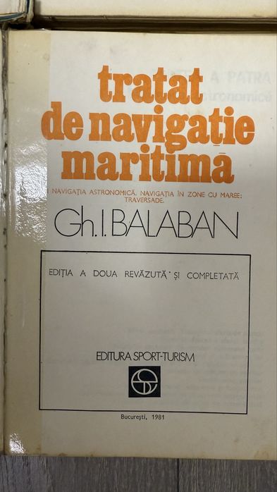 Colectie carti navigatie maritima