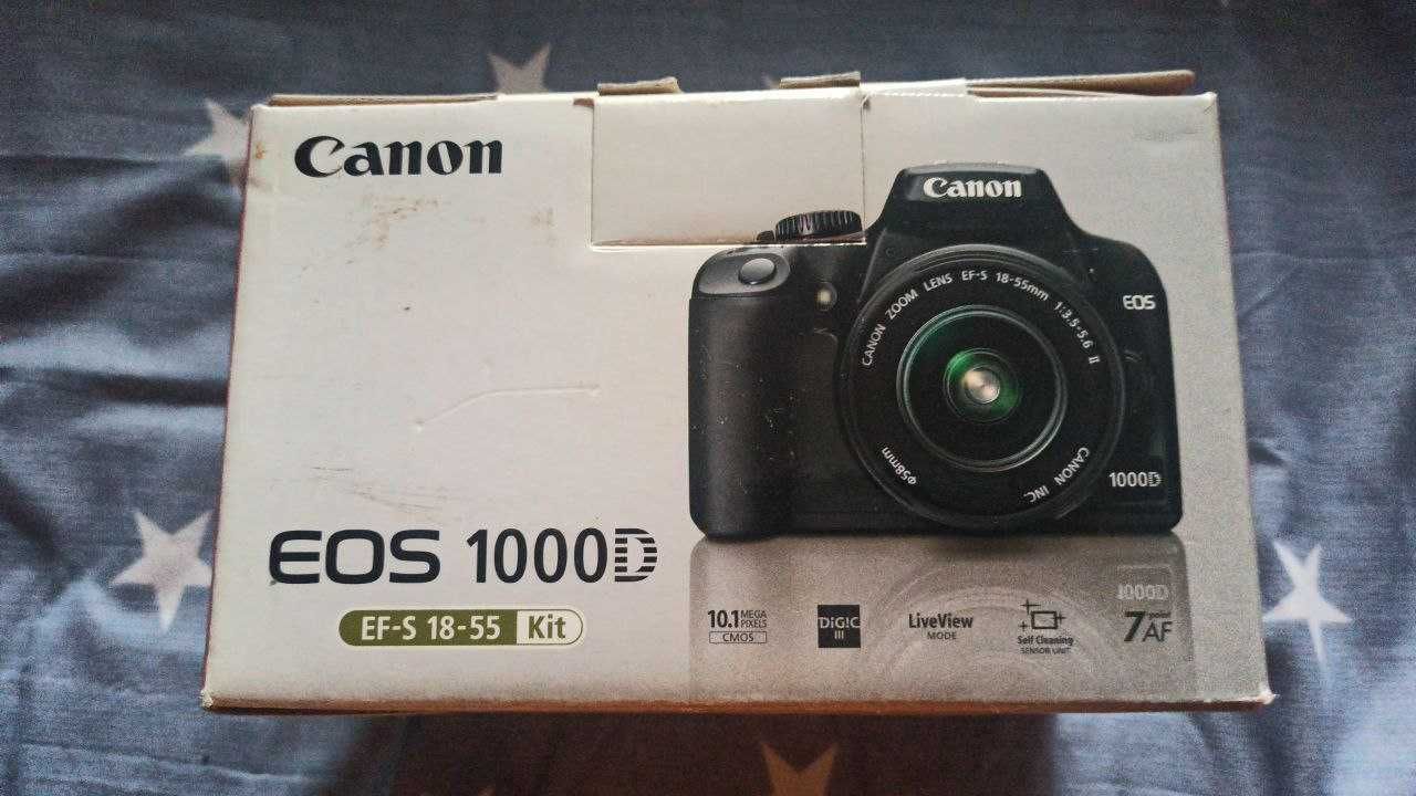 фотоаппарат Canon EOS 1000D.