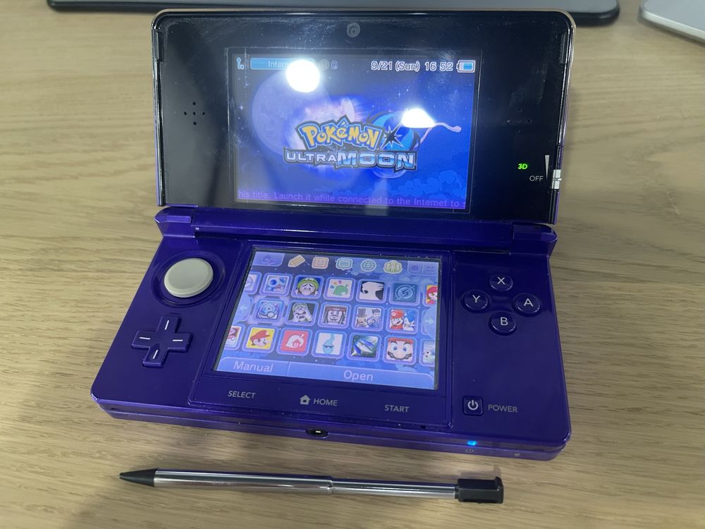 Nintendo 3ds modat 32gb + baterie rezerva
