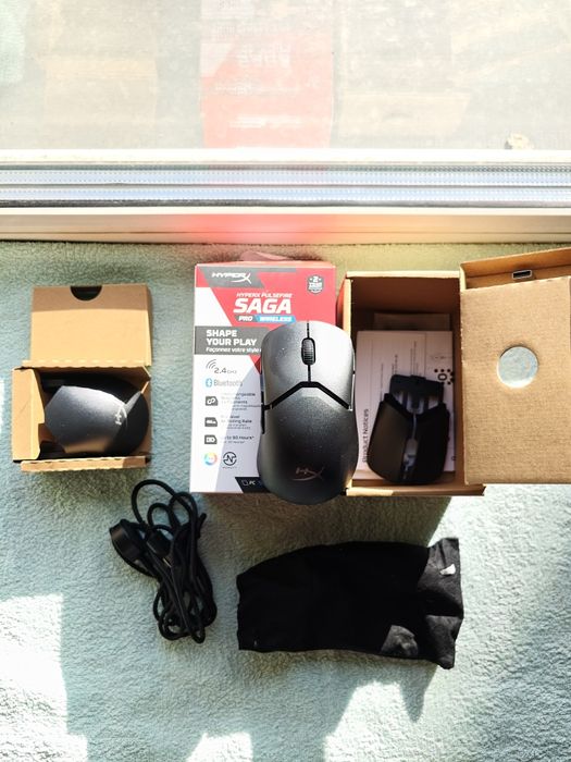 Мышь HyperX Pulsefire Saga Pro проводная беспроводная