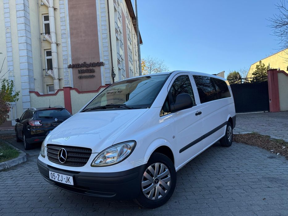 Mercedes Vito 8+1 persoane mod 2009 Clima lung recent adus !
