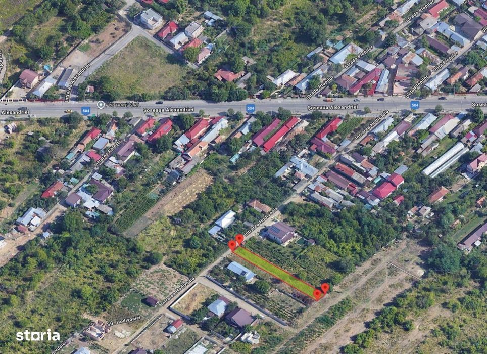 Teren construibil intravilan, 600 mp, Giurgiu - Zona rezidentiala