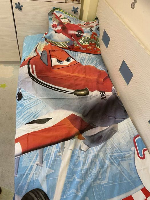 TAC Детски Спален Комплект - Мики Маус и Самолети