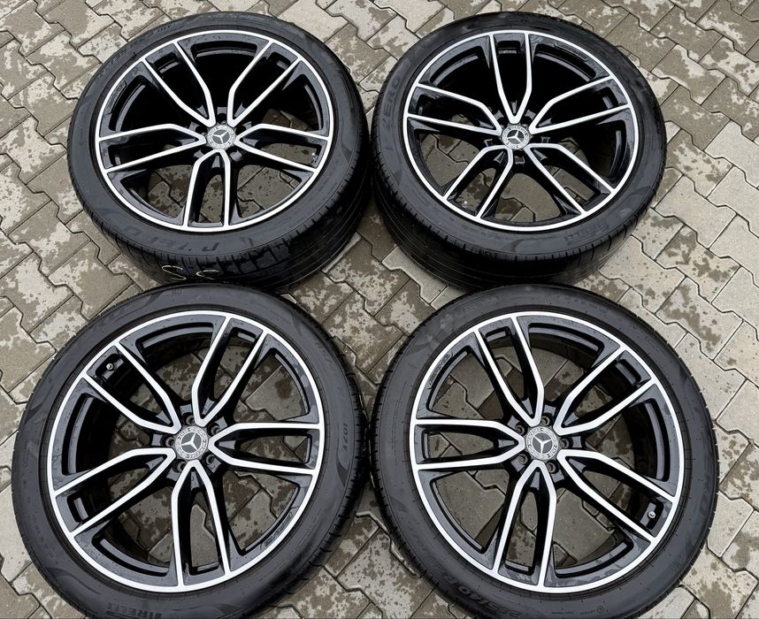 Set jante Mercedes + anvelope originale Pirelli P Zero MO – R23