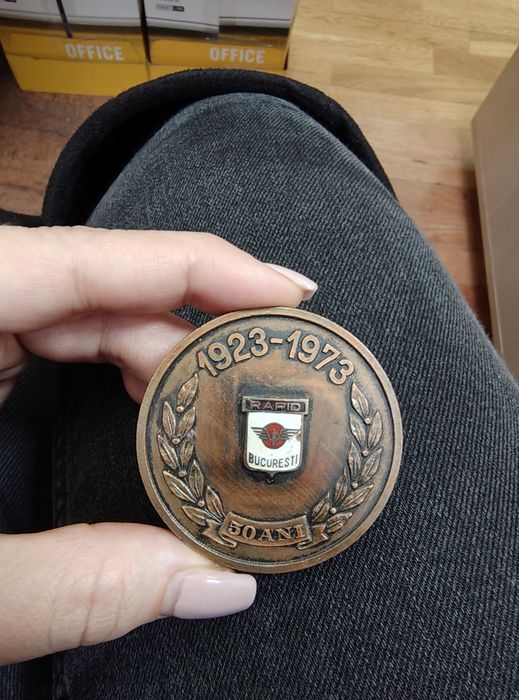 Medalie Rapid Bucuresti a 50-a aniversare