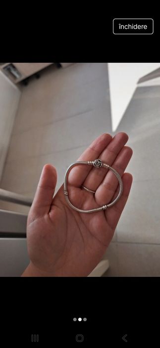 Brățară Pandora purtata de câteva ori