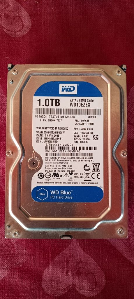 HDD WD Blue 1.0TB