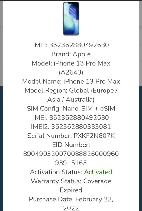 Placa iphone 13 pro max 128+ alte piese