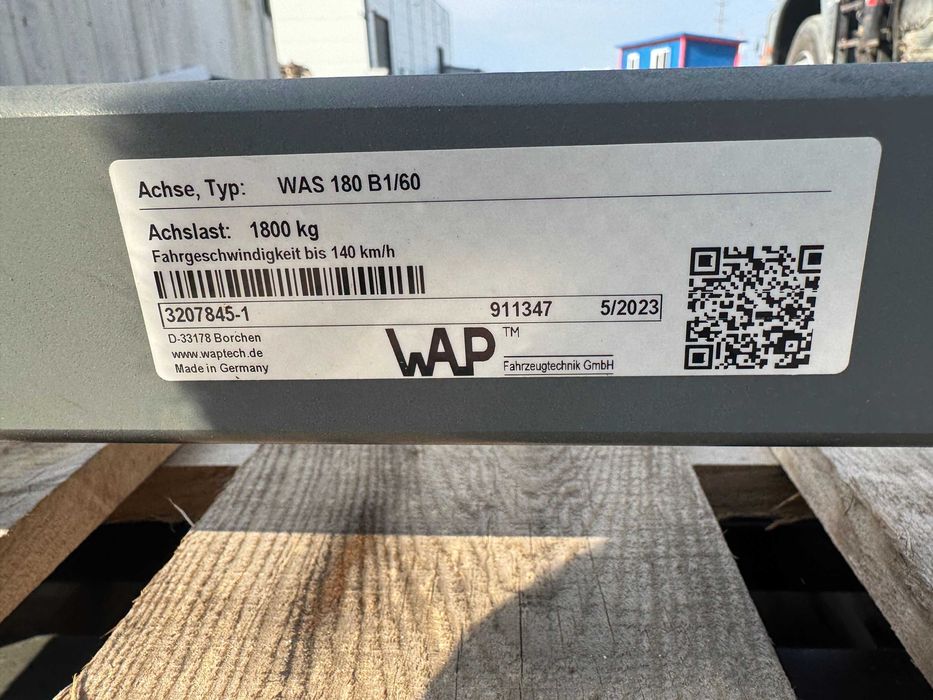Axa punte remorca 1800 kg