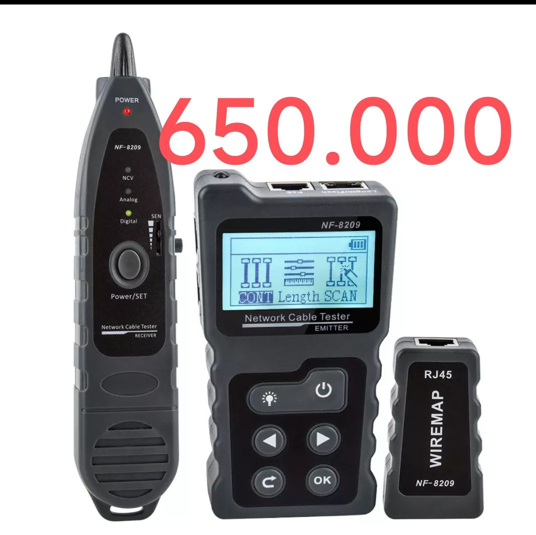 Noyafa NF-8508 Многофункциональный кабельный тестер для RJ11/45, POE,