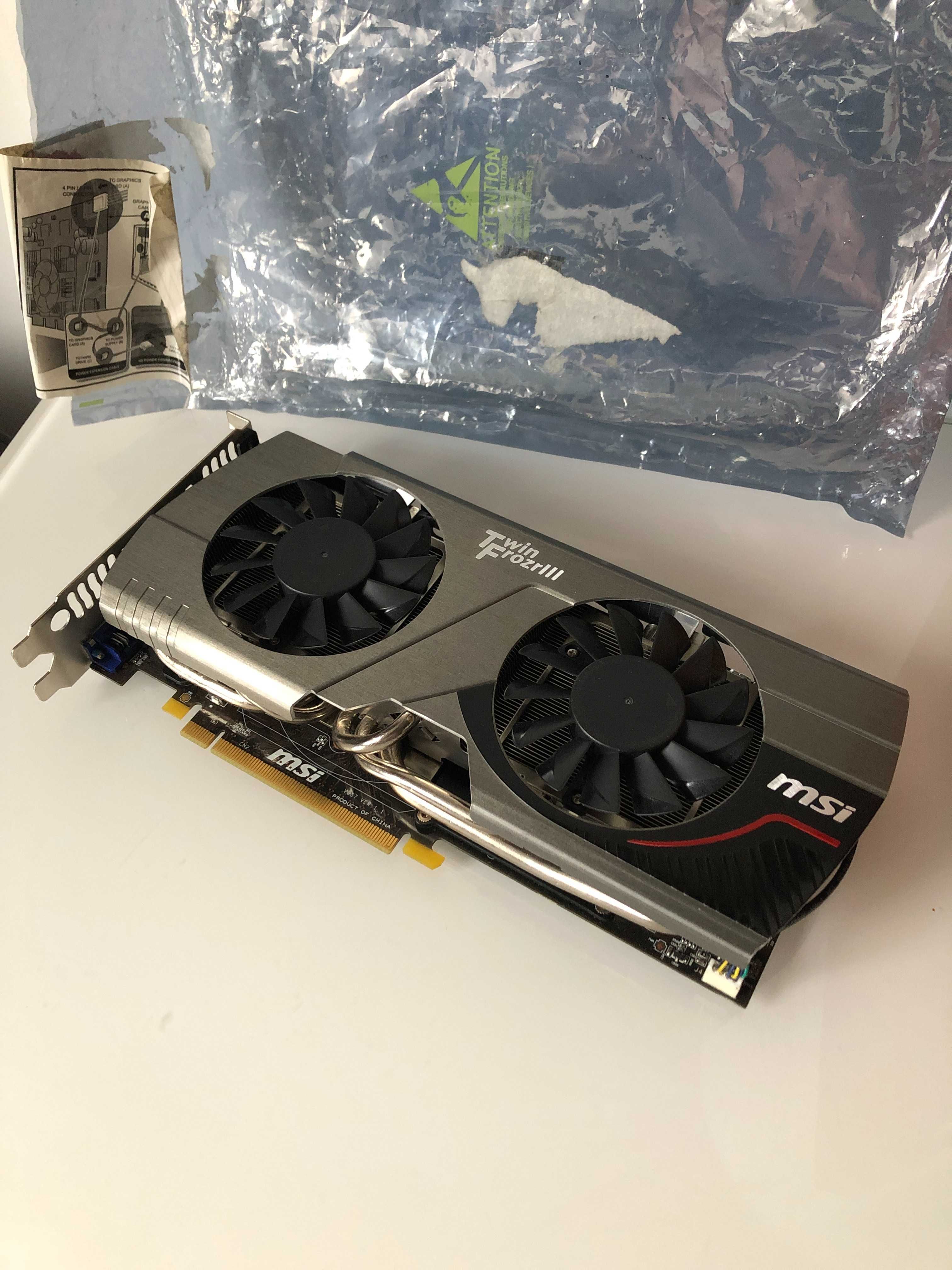 Placă video MSI nVidia GeForce GTX 570 1280MB GDDR5 DVI HDMI