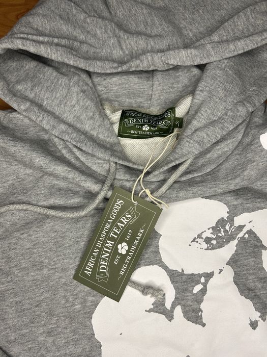 Hanorac Denim Tears Gri / Negru