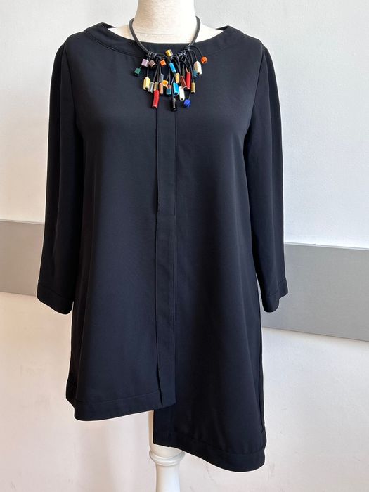 Stefanel разкошна асиметрия туника от хубава плътна материя