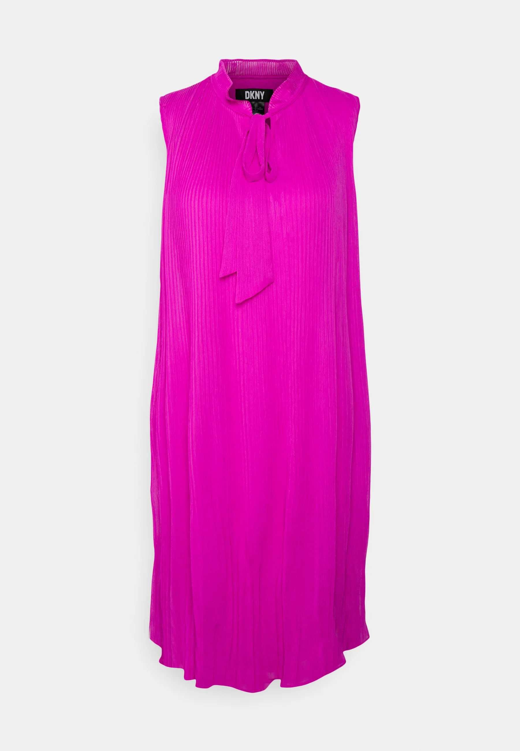 Rochie DKNY pleated cu eșarfă