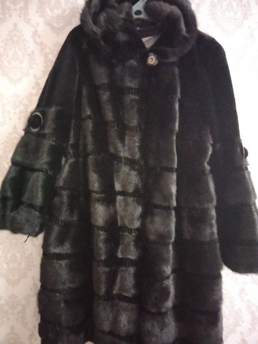 Шуба норковая попиречка