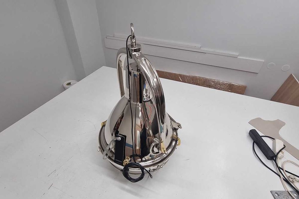 Разпродажба - Метален висящ пендел с индустриален дизайн