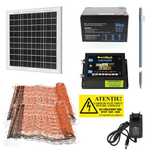 Pachet Gard electric 6,6J putere 100m de plasă Panou solar acumulator