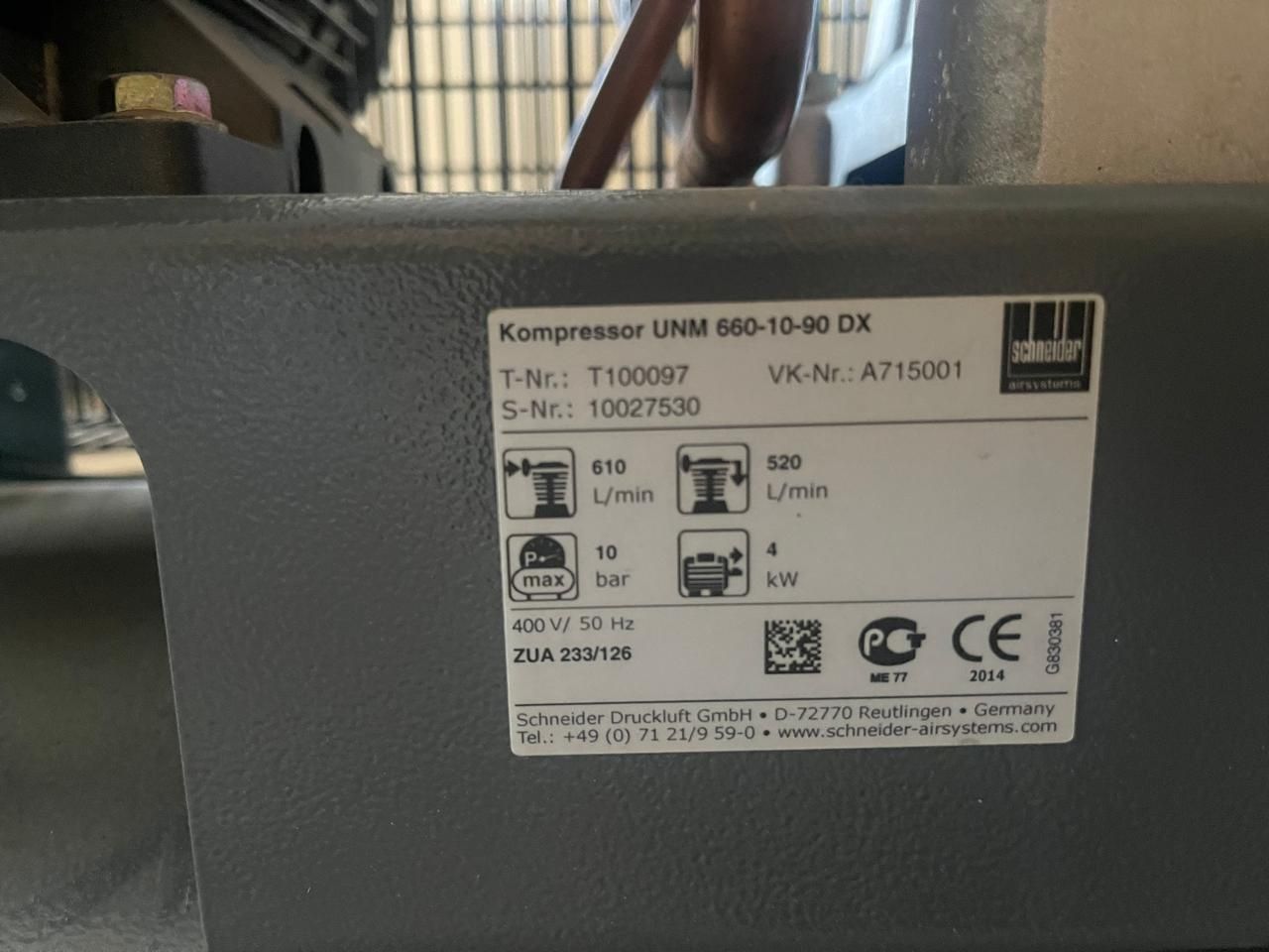 Компрессор Schneider airsystems UNM 10-90DX