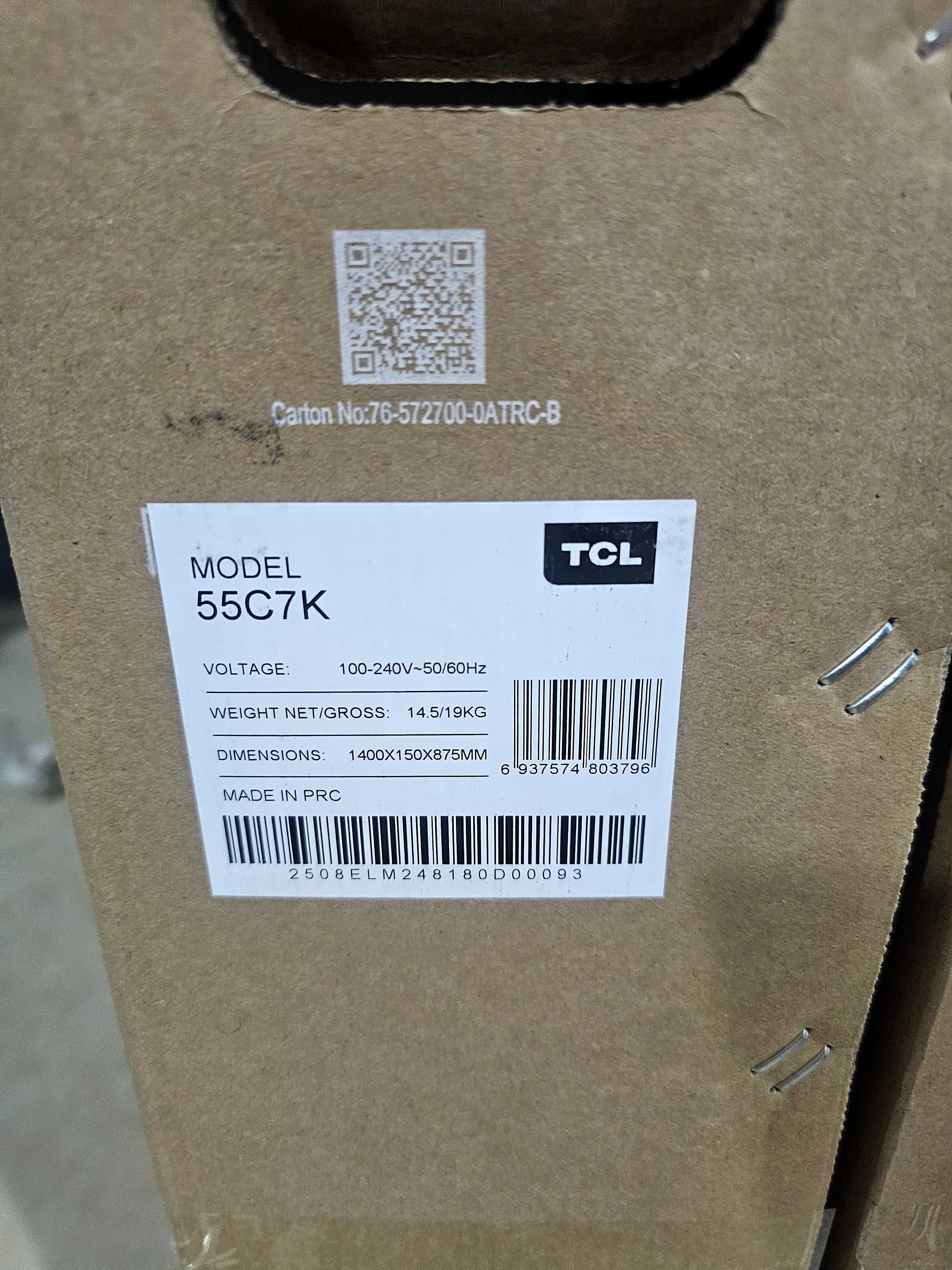 Премиум телевизор TCL 55C7K Qd-MiniLed 2025 Model. От официаль дилера