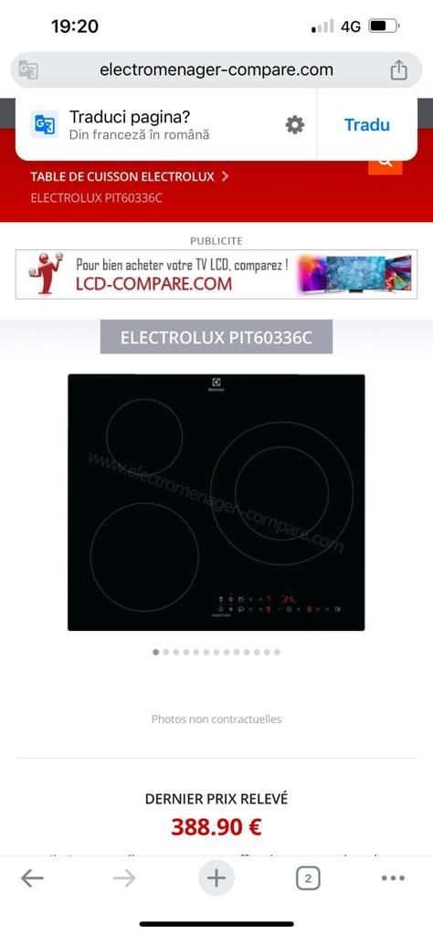 Plita Electrolux PIT60336C Sigilata