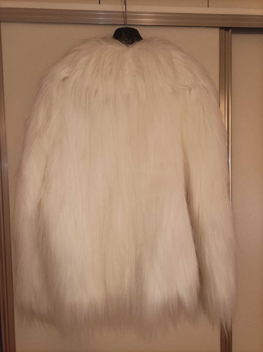 Blana artificiala alba pt ocazii, mar.M-L (blanita/capa)