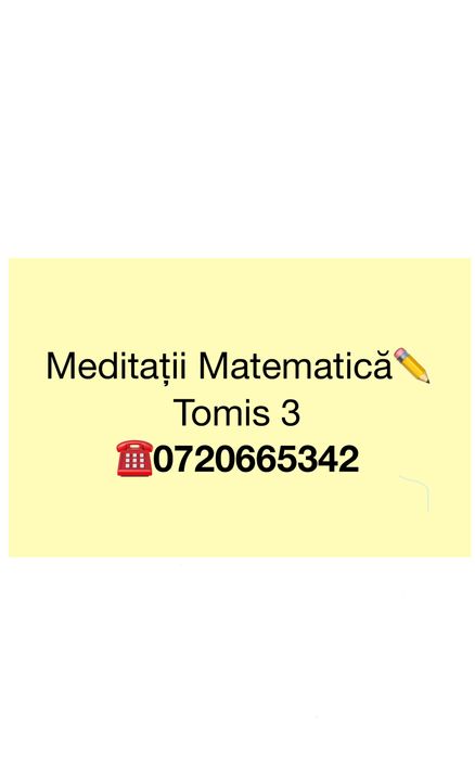 Meditatii Matematică Tomis 3