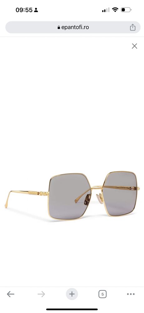 FENDI Ochelari de soare FF 0439/S Yellow Gold 001