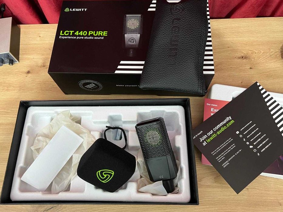 Microfon de Studio Lewitt LCT 440 Pure NOU Garantie 36 luni