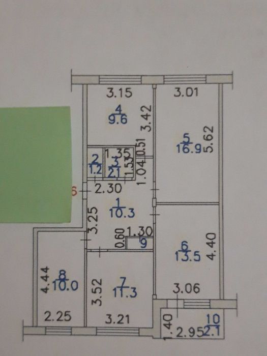 Продам 4х комнатную квартиру ул.Михаэлиса д.24