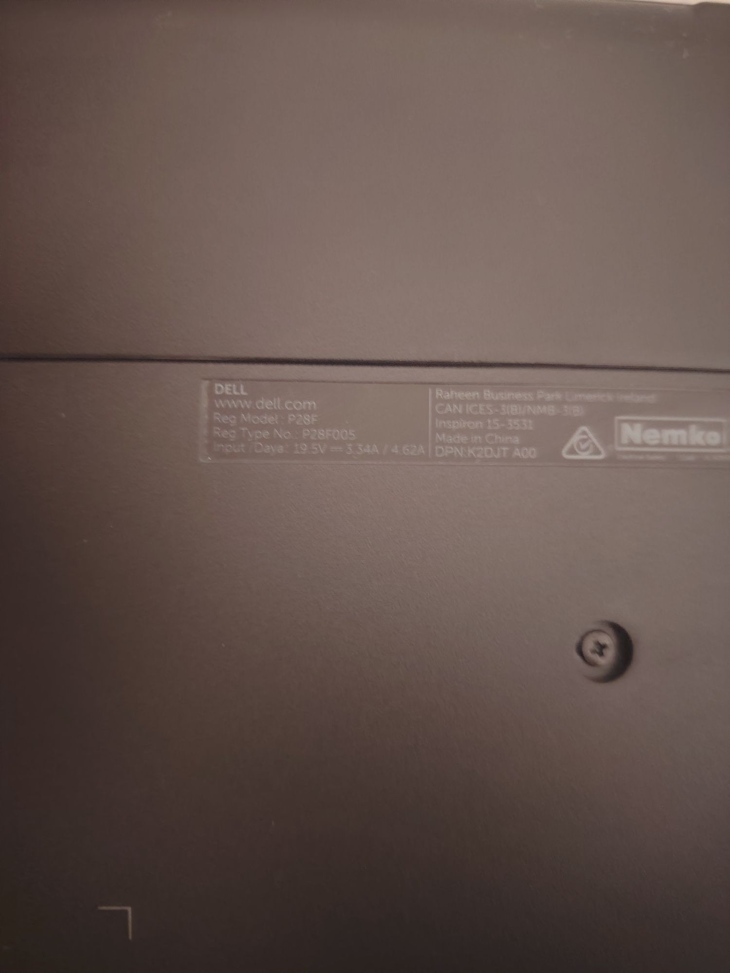 Laptop DELL P28F / Лапроп Делл