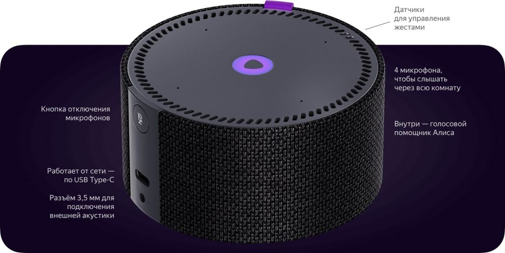 Яндекс Станция Мини Плюс все цвета официалка