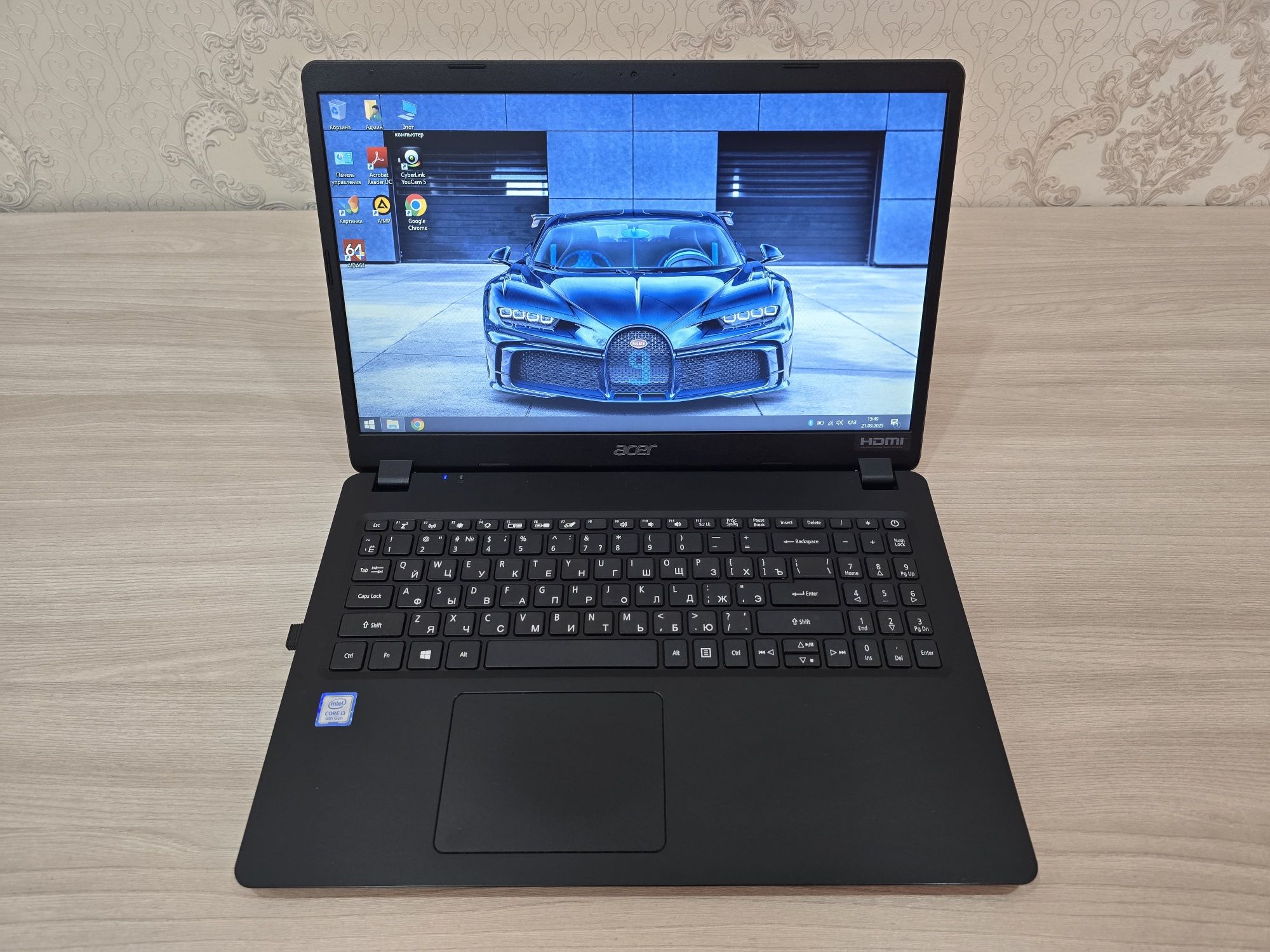 Acer, Core i3-8Th, Ram 4Gb, SSD 512Gb, в отличном состоянии