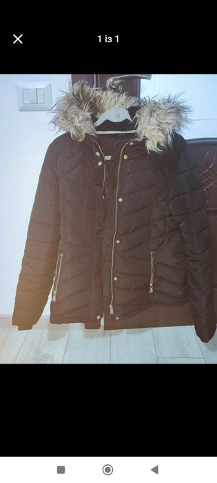 Geaca groasa cu blana