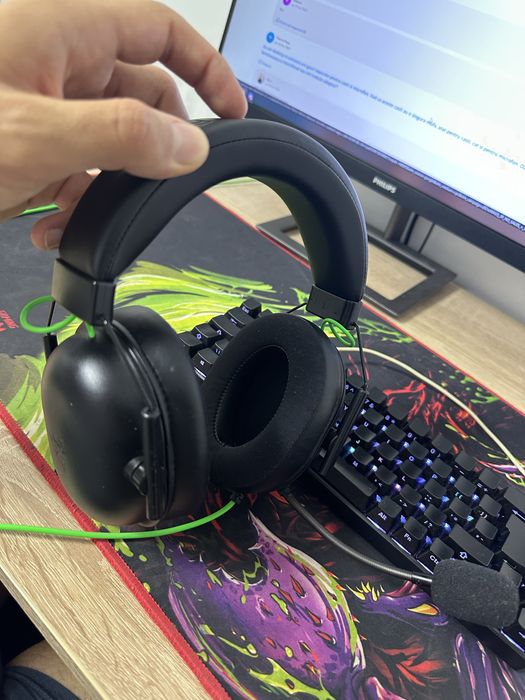 Casti gaming Razer Blackshark V2 X ca noi