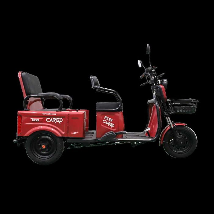 Triciclu Electric RDB CARGO, fara permis, 1800W, 25km/h