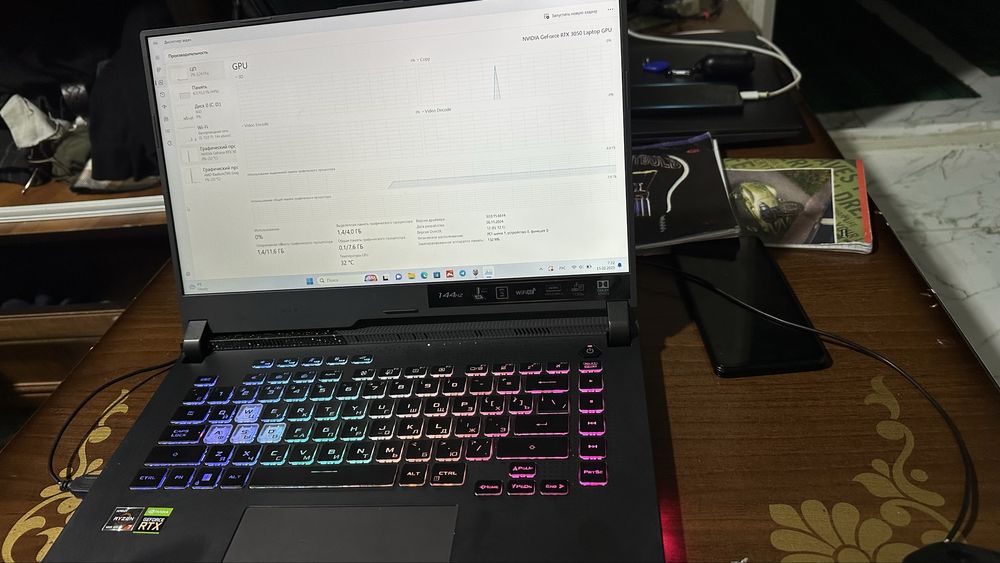 Asus ROG STRIX yaxshi holatda