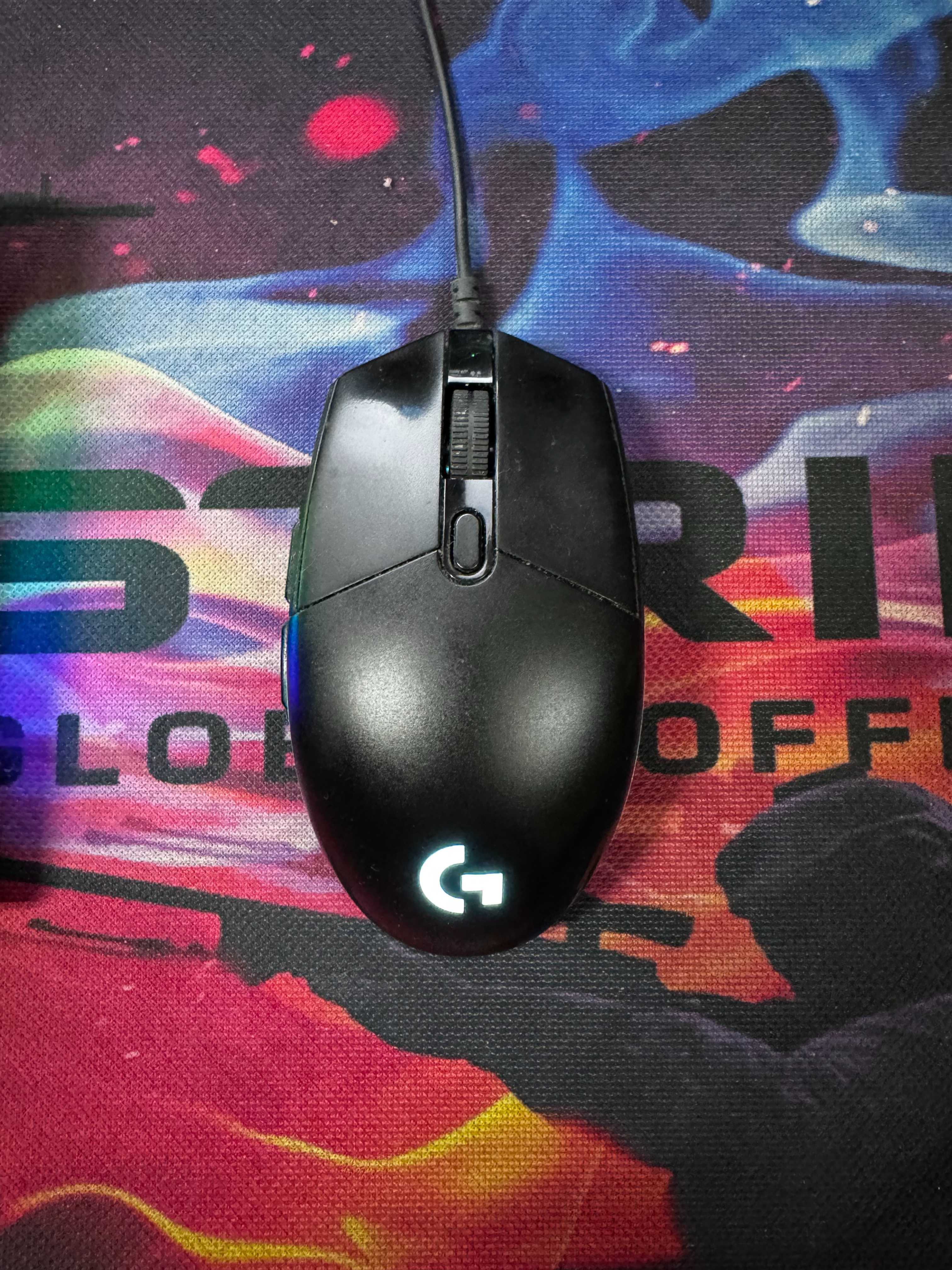 Механическая клавиатура и мышь Logitech G102 LIGHTSYNC Black!