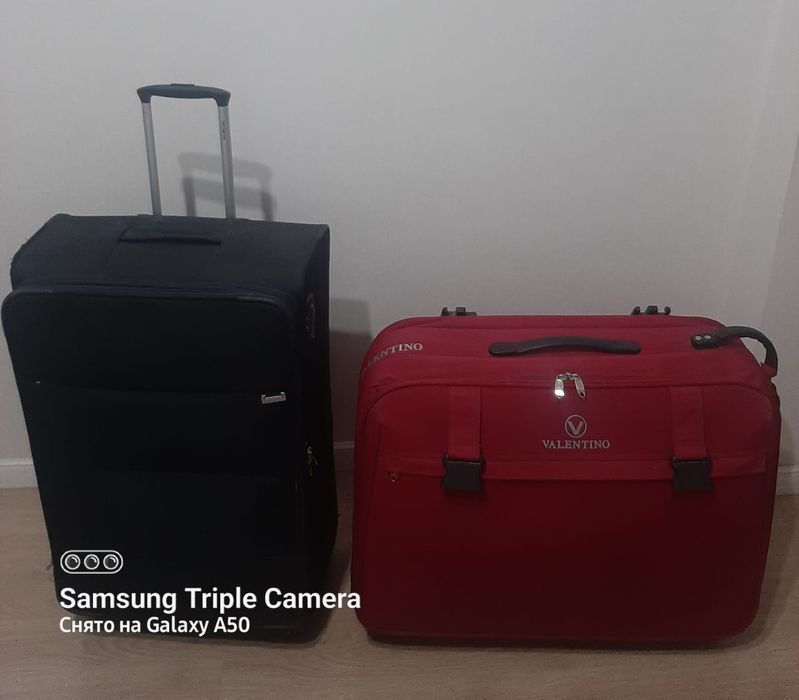 Чемоданы большие на колесах в отличном состоянии