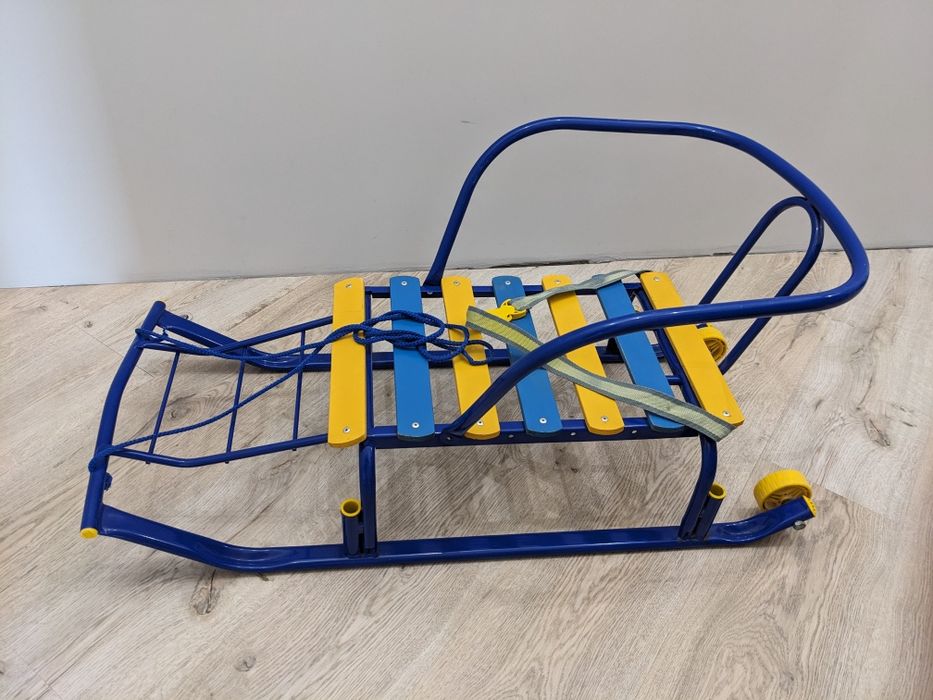 Санки детские с колёсиками