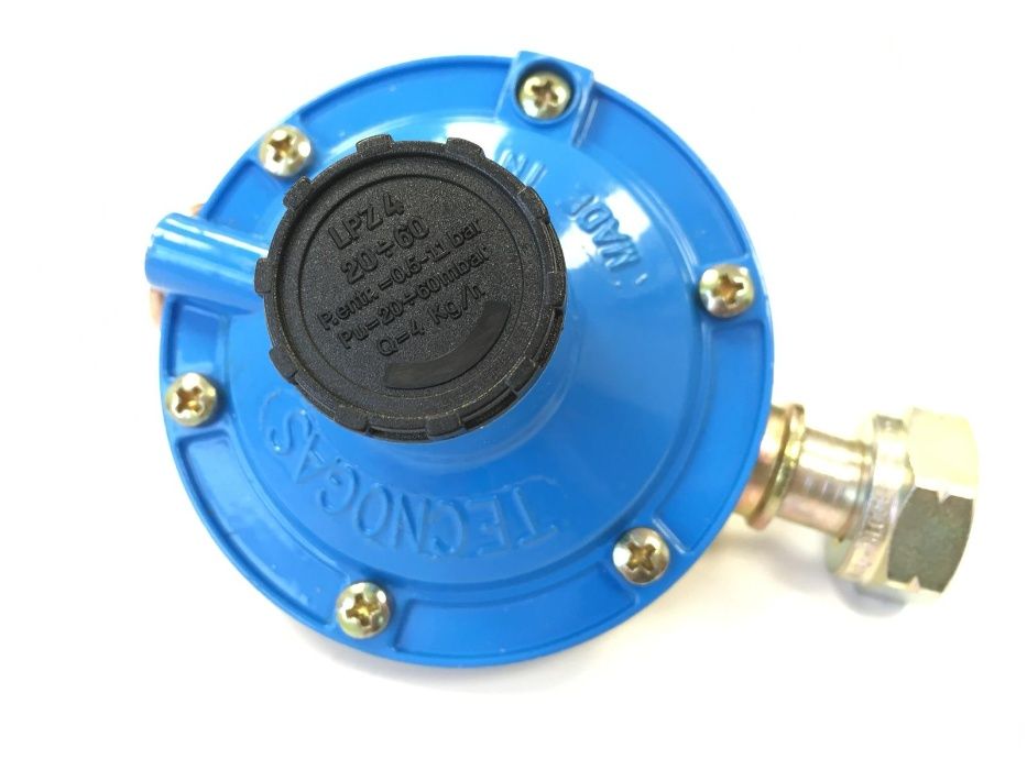 Regulator GPL 4 kg/h, 3/8 sau 1/2, joasa presiune cu olandez Tecnogaz