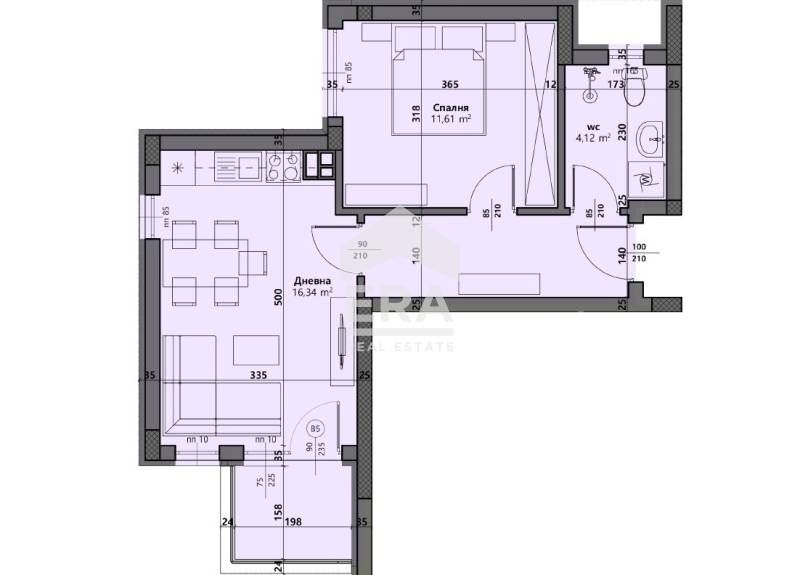 Продава се Двустаен апартамент в Варна, Виница - 65 кв.м за 1162 €/кв.м - Снимка #2