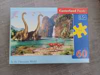 Castorland puzzle 60 части динозаври, за 5+ години