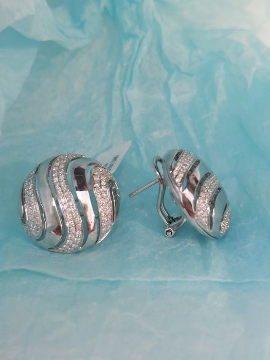 Шикарный золотой набор серьги и кольцо Rafael