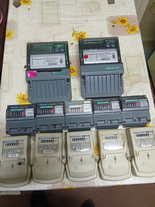 Счётчики электромеханические  б.у.