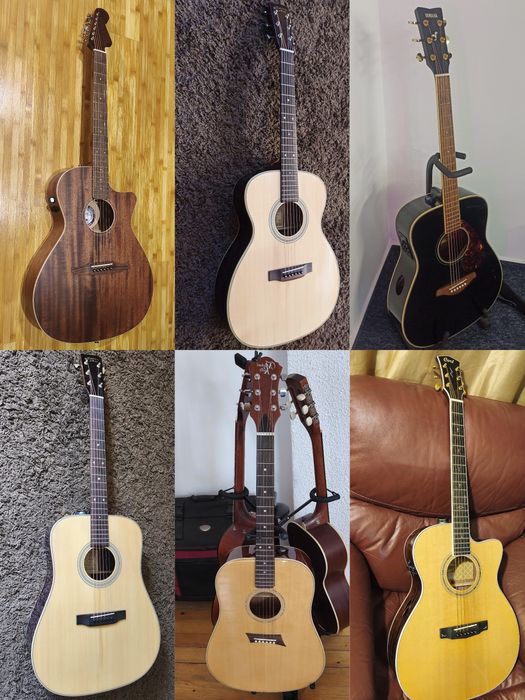 Chitara Recording King RO328 - All-solid Adirondack Electro Acustica