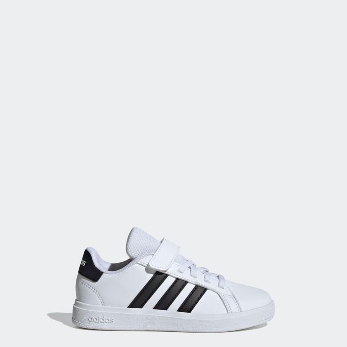 Încălțăminte Adidas Grand Court Negru-Alb - produs resigilat Decathlon